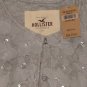 HOLLISTER CALIFORNIA EMBARCADERO GREY EMBELLISHED SEQUIN CARDIGAN SWEATER L NWT