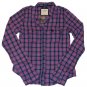 ABERCROMBIE & FITCH WOMENS DAWN PLAID BUTTON DOWN SHIRT TOP PINK NAVY SZ S NWT