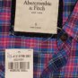 ABERCROMBIE & FITCH WOMENS DAWN PLAID BUTTON DOWN SHIRT TOP PINK NAVY SZ S NWT