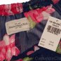 ABERCROMBIE & FITCH LARA NAVY FLORAL SHEER RUFFLE CHIFFON BLOUSE SHIRT TOP S NWT