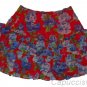 ABERCROMBIE & FITCH WOMENS STACY RED CUTE FLORAL TIERED RUFFLE MINI SKIRT M NWT