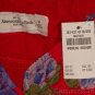 ABERCROMBIE & FITCH WOMENS STACY RED CUTE FLORAL TIERED RUFFLE MINI SKIRT M NWT