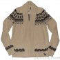 ABERCROMBIE & FITCH WOMENS COBY CREAM FAIR ISLE CARDIGAN SWEATER COAT M NWT $120
