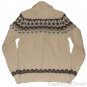 ABERCROMBIE & FITCH WOMENS COBY CREAM FAIR ISLE CARDIGAN SWEATER COAT M NWT $120