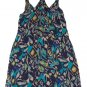 CALVIN KLEIN JEANS LAGOON BLUE DRAWSTRING RACERBACK TANK DRESS PETITE L NEW NWT