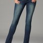DKNY JEANS EAST SIDE SLIM FLARE LEG STRETCH ANTIQUE WASH DENIM SZ 8 NEW NWT $79