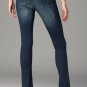 DKNY JEANS EAST SIDE SLIM FLARE LEG STRETCH ANTIQUE WASH DENIM SZ 8 NEW NWT $79