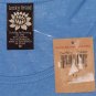 LUCKY BRAND JEANS WOMENS BLUE COTTON MODAL SCOOPNECK BUTTERFLY T-SHIRT TOP M NWT