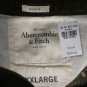 ABERCROMBIE & FITCH MENS CASCADE LAKES OLIVE FLEECE SWEATSHIRT SWEATER XXL NWT