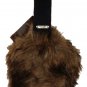 ABERCROMBIE & FITCH WOMENS CLASSIC COMFY NAVY BROWN FAUX FUR EAR MUFFS NWT $48