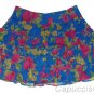 ABERCROMBIE & FITCH WOMENS CHARLIE BLUE FLORAL TIERED RUFFLE MINI SKIRT S NWT