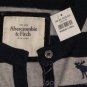 ABERCROMBIE & FITCH WOMENS TORI NAVY GREY STRIPE CARDIGAN SWEATER TOP XS NEW NWT