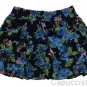 ABERCROMBIE & FITCH ISABELLE NAVY BLUE FLORAL TIERED RUFFLE MINI SKIRT M NEW NWT