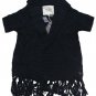 ABERCROMBIE & FITCH WOMENS REGAN NAVY BLUE HANDKNIT SWEATER COAT XS/S NEW NWT