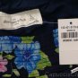 ABERCROMBIE & FITCH ISABELLE NAVY BLUE FLORAL TIERED RUFFLE MINI SKIRT L NEW NWT