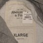 ABERCROMBIE & FITCH MENS GREY MACINTYRE RANGE HOODIE FLEECE SWEATSHIRT SZ XL NWT