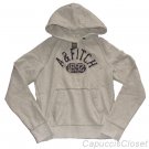 ABERCROMBIE & FITCH MENS GREY MACINTYRE RANGE HOODIE FLEECE SWEATSHIRT L NEW NWT