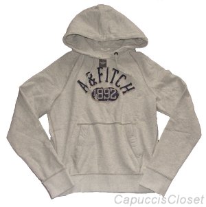 ABERCROMBIE & FITCH MENS GREY MACINTYRE RANGE HOODIE FLEECE SWEATSHIRT L NEW NWT