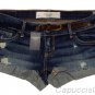 ABERCROMBIE & FITCH WOMENS KENDALL DESTROYED BELT DENIM JEAN SHORTS 0 25 NEW NWT