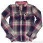 ABERCROMBIE & FITCH WOMENS CAMI NAVY PLAID BUTTON DOWN OXFORD SHIRT TOP SZ S NWT
