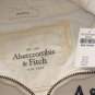 ABERCROMBIE & FITCH HOUGH PEAK CREAM FLEECE ZIP-UP HOODIE SWEATSHIRT M NWT $100