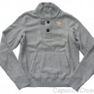 ABERCROMBIE & FITCH MENS CASCADE LAKES GREY FLEECE SWEATSHIRT SWEATER SZ XXL NWT