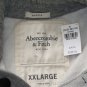 ABERCROMBIE & FITCH MENS CASCADE LAKES GREY FLEECE SWEATSHIRT SWEATER SZ XXL NWT