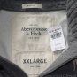 ABERCROMBIE & FITCH CASCADE LAKES HEATHER GREY FLEECE SWEATSHIRT SWEATER XXL NWT