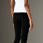 JOE'S JEANS CHELSEA BLACK SLIM FIT SKINNY ANKLE CROPPED CORDUROY PANTS SZ 32 NWT