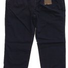 ABERCROMBIE & FITCH CASS NAVY BLUE SLOUCH CROPPED CAPRIS CROP PANTS SZ 8 NEW NWT