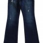 ABERCROMBIE & FITCH THE A&F BOOT DARK DESTROYED STRETCH DENIM JEANS 4R 27/33 NWT