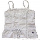 ABERCROMBIE & FITCH WOMENS HARPER EYELET LACE WHITE CAMI TANK TOP L NEW NWT $88
