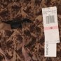 CALVIN KLEIN JEANS WOMENS FLOWY DRAWSTRING KHAKI BROWN PRINT SHORTS 10 NEW NWT