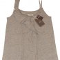 ABERCROMBIE & FITCH WOMENS LINDSEY GREY CASHMERE CAMI SWEATER TANK TOP L NEW NWT