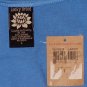 LUCKY BRAND JEANS WOMENS BLUE COTTON MODAL SCOOPNECK BUTTERFLY T-SHIRT TOP L NWT