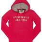 ABERCROMBIE & FITCH WOMENS ANDREA PINK FLEECE HOODIE SWEATSHIRT TOP SZ S NEW NWT