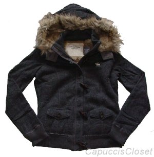 abercrombie and fitch fur hoodie