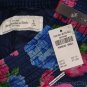 ABERCROMBIE & FITCH WOMENS STACY NAVY CUTE FLORAL TIERED RUFFLE MINI SKIRT S NWT