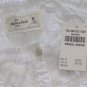 ABERCROMBIE & FITCH MELANIE WHITE FLORAL LACE EMBELLISHED BOHO TOP SHIRT M NWT