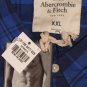 ABERCROMBIE & FITCH DUN BROOK MOUNTAIN PLAID BUTTON DOWN OXFORD SHIRT SZ XXL NWT