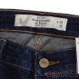 ABERCROMBIE & FITCH THE A&F BOOT DARK DESTROYED STRETCH DENIM JEANS 6L 28/35 NWT