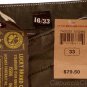 LUCKY BRAND JEANS MILITARY SURPLUS GREEN CROPPED CARGO CAPRIS PANTS 16/33 NWT