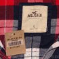 HOLLISTER CALIFORNIA JACK CREEK RED NAVY PLAID BUTTON DOWN SHIRT SIZE L NEW NWT