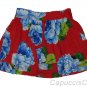 ABERCROMBIE & FITCH WOMENS KRISTEN RED FLORAL MINI SKIRT SZ L LARGE NEW NWT $68