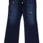 ABERCROMBIE & FITCH A&F BOOT DARK DESTROYED STRETCH DENIM JEANS SZ 10R 30/33 NWT