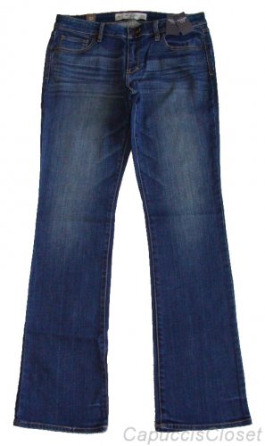 ABERCROMBIE & FITCH THE A&F BOOT STRETCH DENIM MEDIUM TINTED JEANS 8R 29/33 NWT