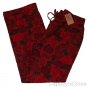 LUCKY BRAND JEANS RED FLORAL PRINT COTTON DRAWSTRING PAJAMA LOUNGE PANTS L NWT