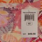 LUCKY BRAND JEANS WOMENS POP HEART MULTI PEACE SIGN SUN TEE SHIRT XS NEW NWT