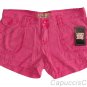 LUCKY BRAND JEANS WOMENS DUPONT FUCHSIA PINK SILK SHORTS SIZE 2/26 NEW NWT $69