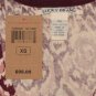 LUCKY BRAND JEANS WOMENS BATIK V-NECK COTTON CARDIGAN SWEATER TOP SZ XS NEW NWT